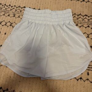 Nike High Rise Shorts-Light Blue